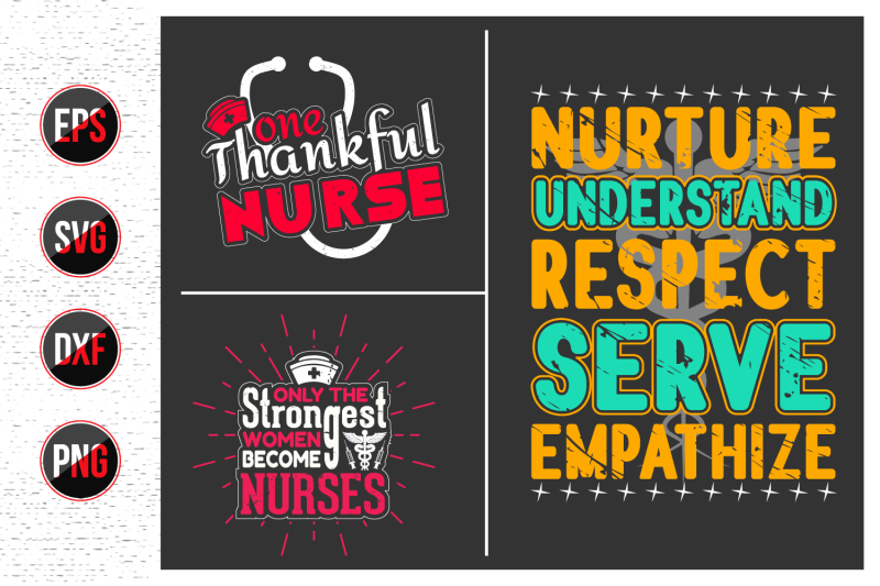 nurses-lettering-svg-design-bundle