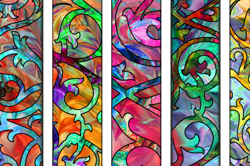 digital-collage-sheet-ornamental-strips