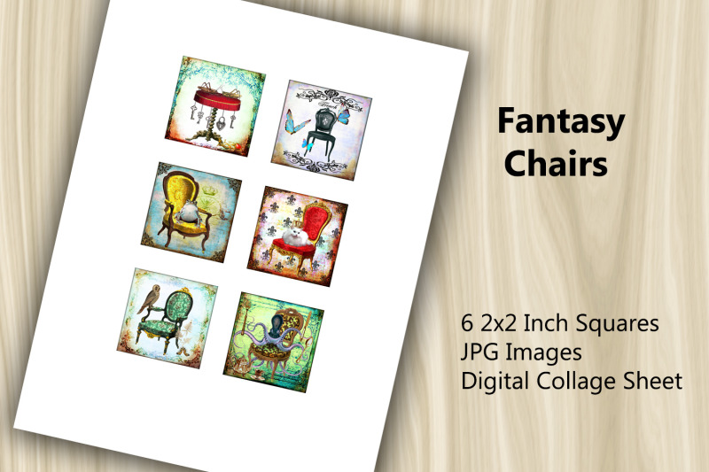 digital-collage-sheet-fantasy-chairs