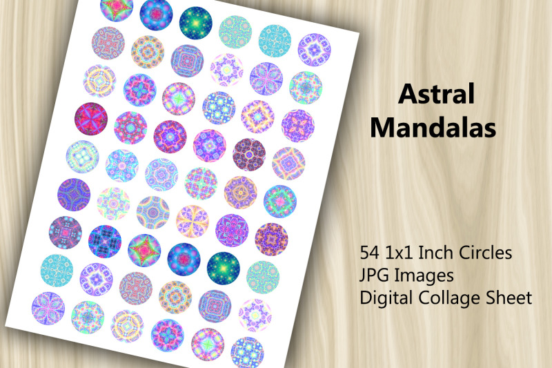 digital-collage-sheet-astral-mandalas