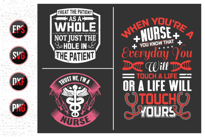 nurses-lettering-svg-design-bundle