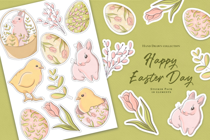 happy-easter-day-sticker-pack-10-elements-png-jpg-psd