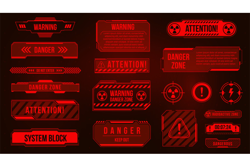 futuristic-hud-danger-zone-and-alert-caution-screens-warning-and-atte