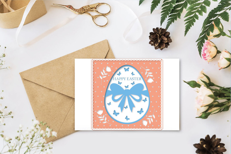 template-of-a-holiday-card-with-an-easter-egg-svg