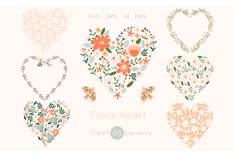 floral-heart-clipart-boho-valentine-clipart