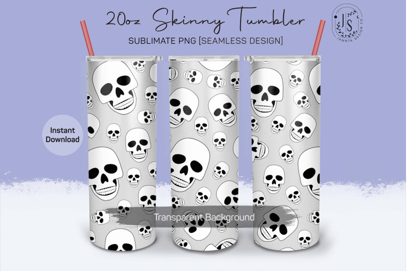 horror-skulls-20oz-tumbler-sublimation-wraps