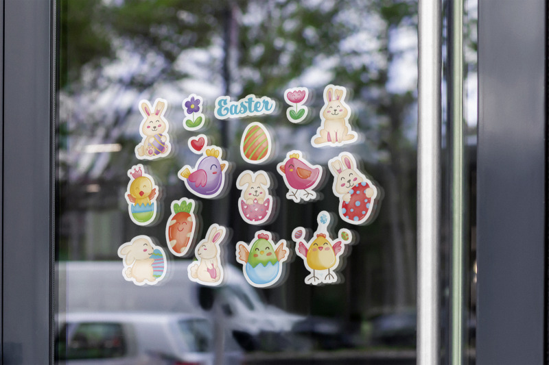 cute-easter-bunny-amp-chick-amp-egg-printable-sticker