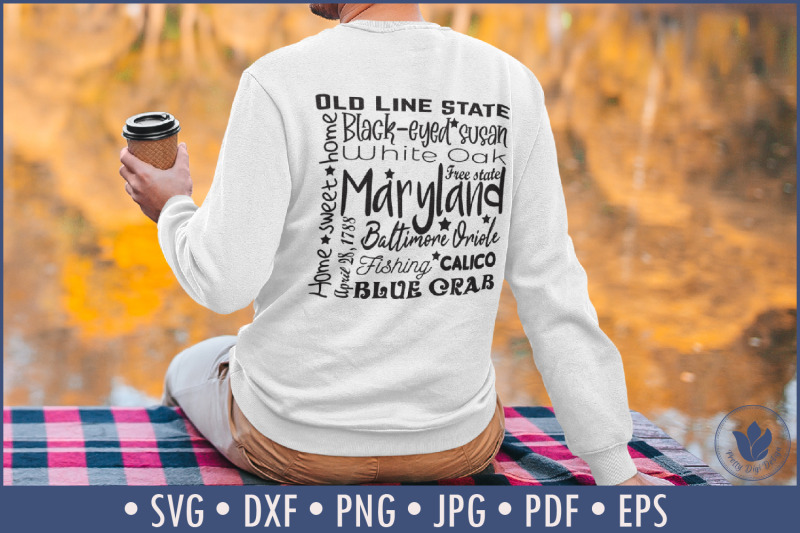 state-of-maryland-cut-file-square-typography