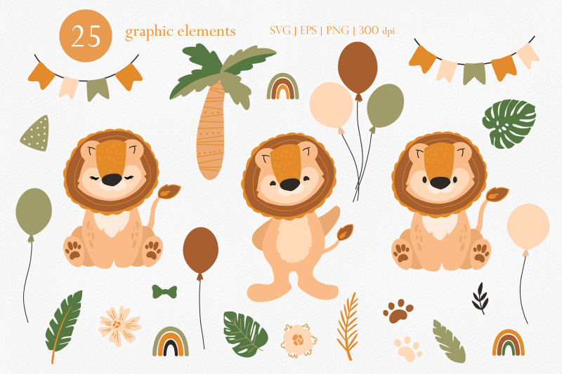 lion-graphic-bundle