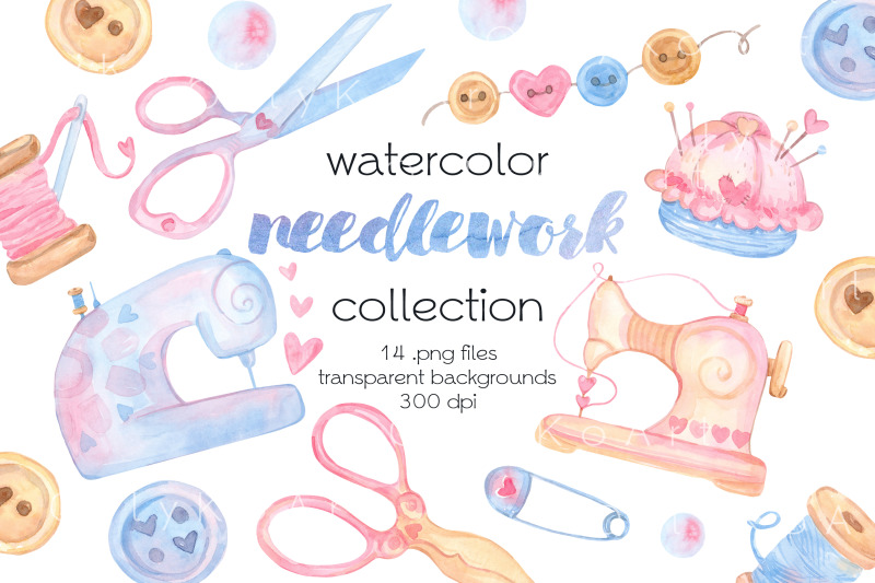 watercolor-needlework-and-sewing-clipart