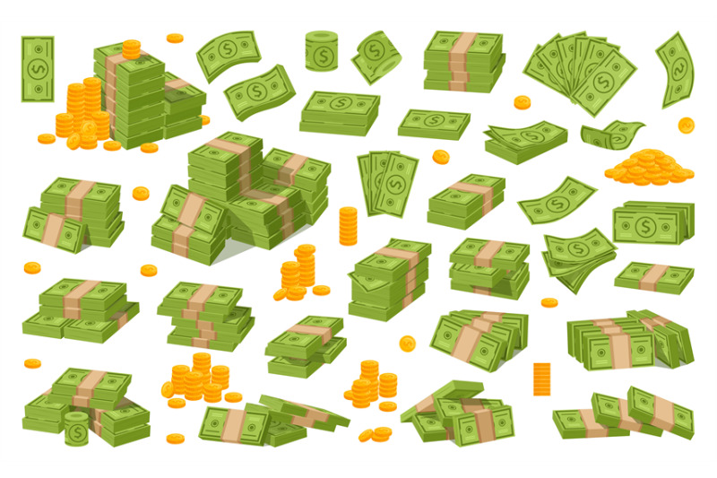 cartoon-dollar-cash-money-stacks-and-banknotes-green-dollars-bill-bu