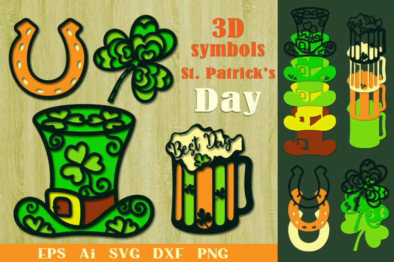 st-patrick-039-s-3d-symbols-cricut-svg-file-craft