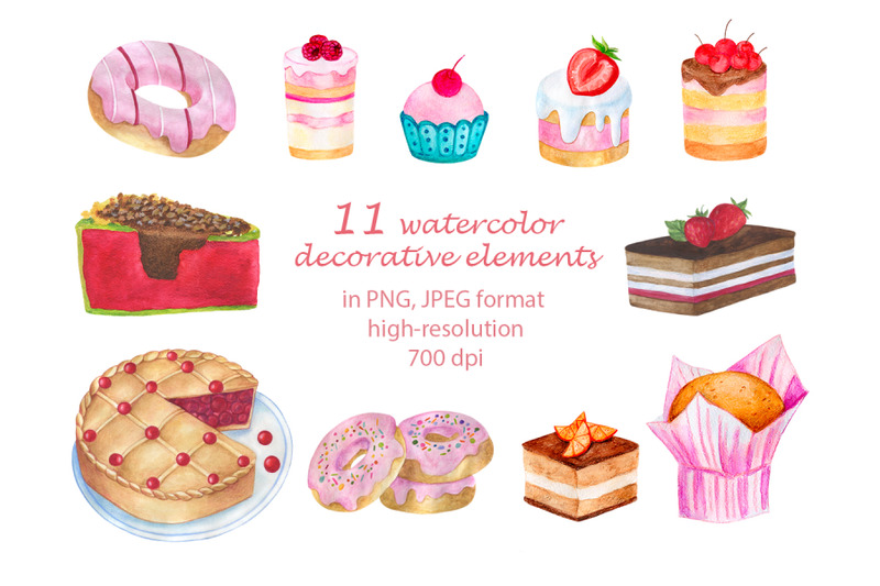 watercolor-sweet-food-illustration