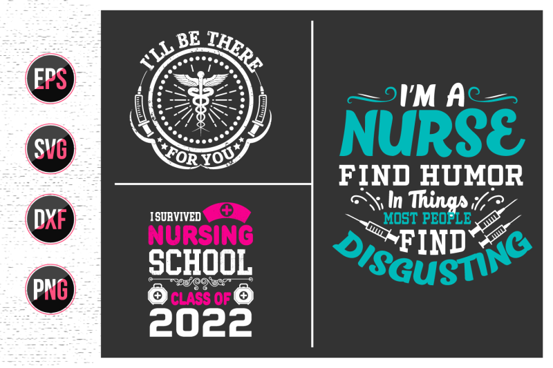 nurses-lettering-svg-design-bundle