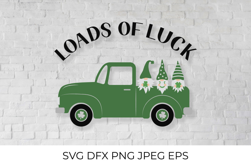 st-patricks-day-retro-truck-with-gnomes-svg