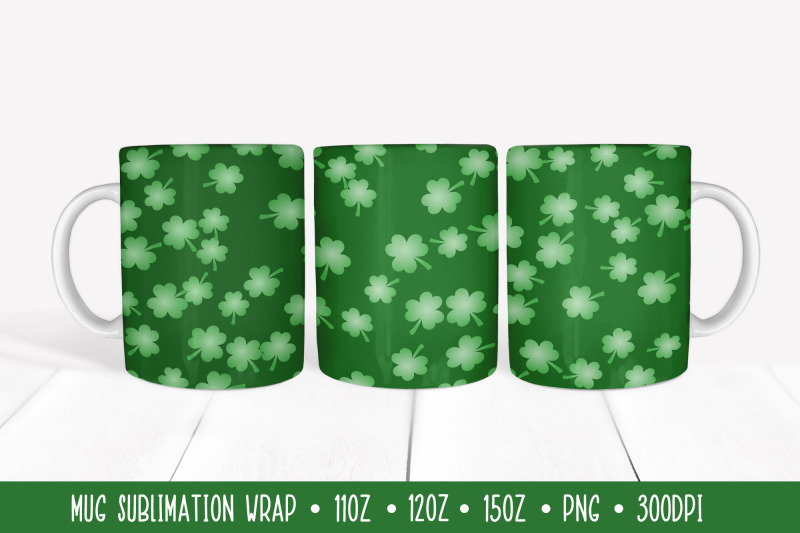 patricks-day-mug-sublimation-design-green-shamrock-mug-wrap