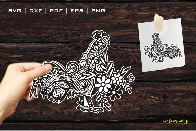 rooster-mandala-with-flower-paper-cut-amp-print-vector