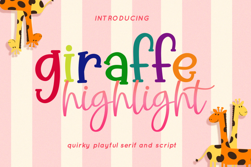 giraffe-highlight-playful-font-duo