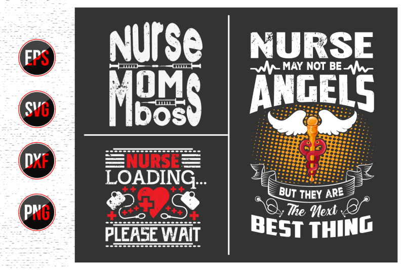 nurses-lettering-svg-design-bundle