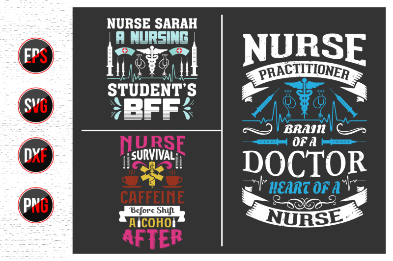 nurses-lettering-svg-design-bundle