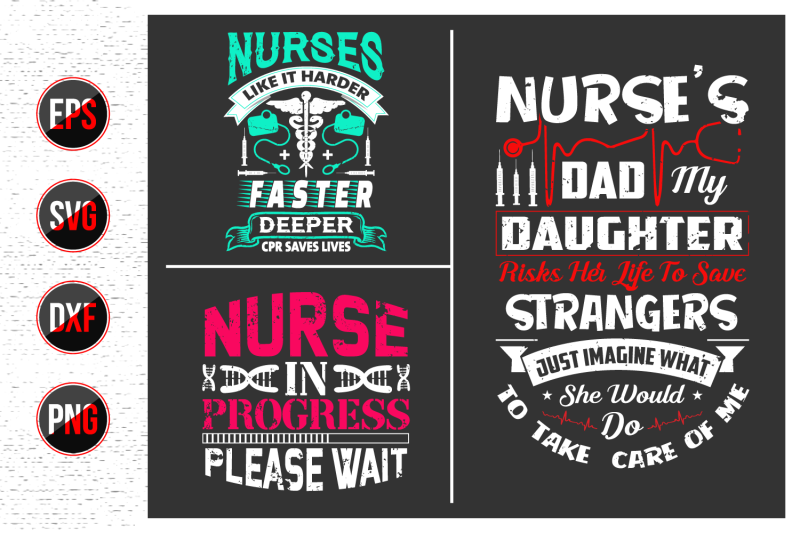 nurses-lettering-svg-design-bundle