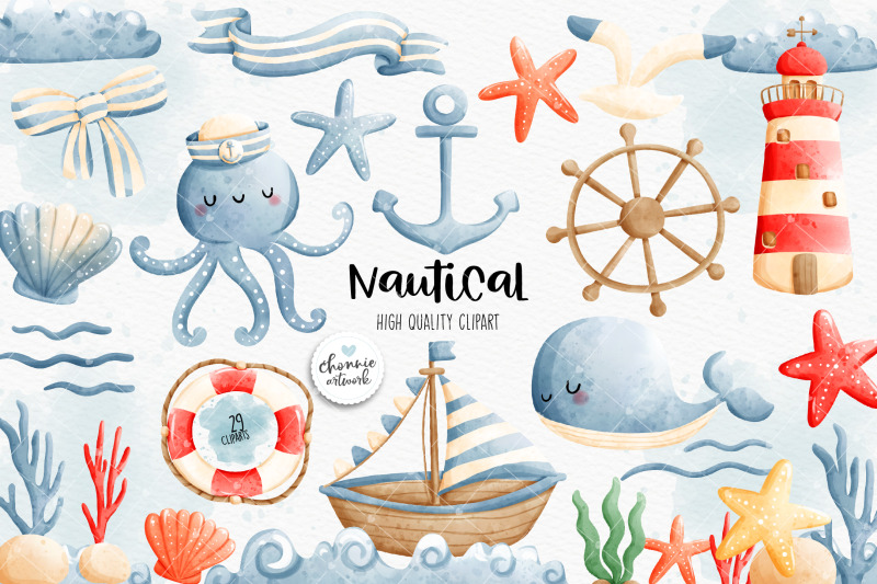 nautical-clipart-ocean-clipart-lighthouse-marine-clipart