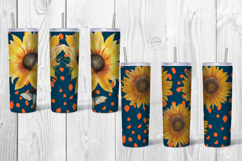 sunflower-skinny-tumbler-sublimation-designs-bundle