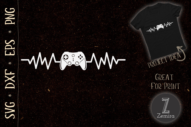 gamer-heartbeat-game-lover-svg