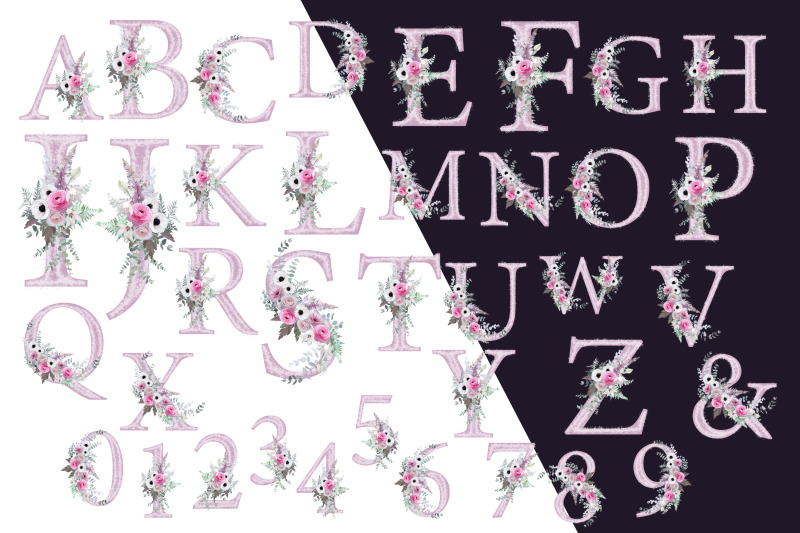 floral-alphabet-amp-numbers-clipart-bundle