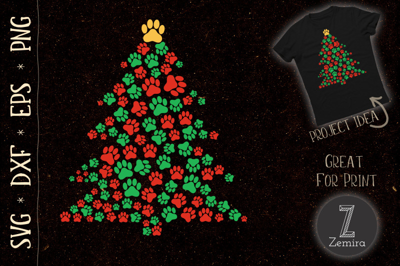 dog-print-christmas-tree-funny-dog-lover