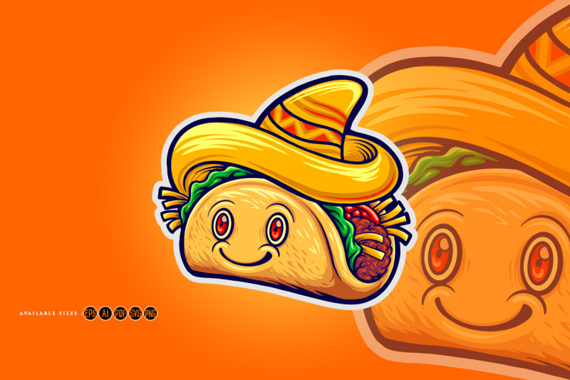 cute-delicious-tacos-restaurant-logo-illustration