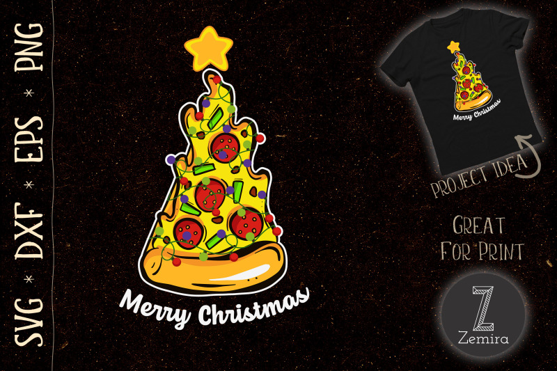 pizza-christmas-tree-lights-xmas-svg