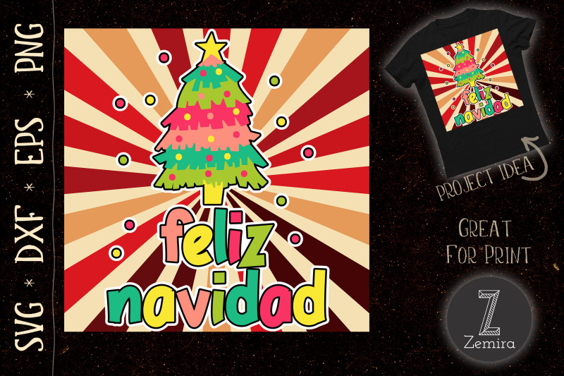 feliz-navidad-colorful-xmas-tree-svg