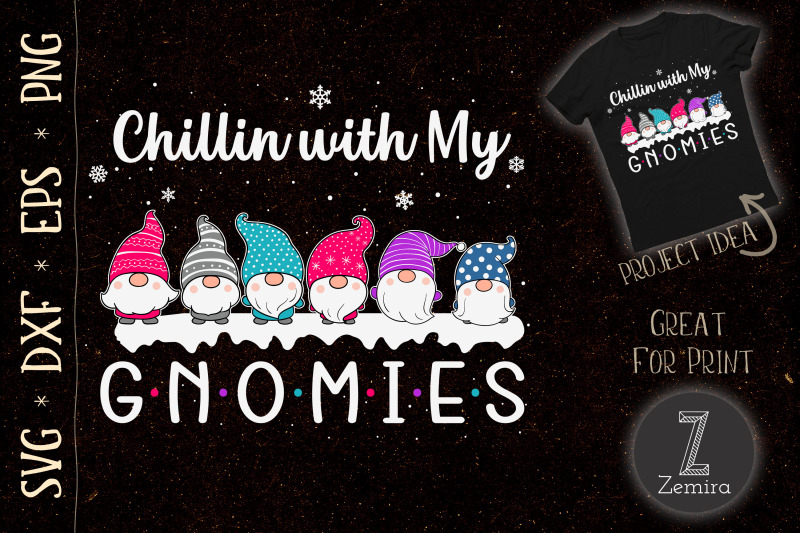 chilling-with-my-gnomies-funny-christmas