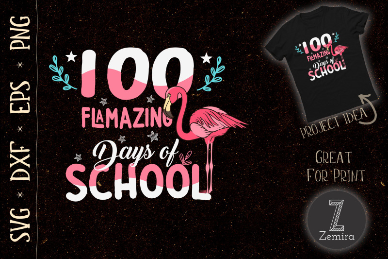 100-flamazing-days-of-school-flamingo