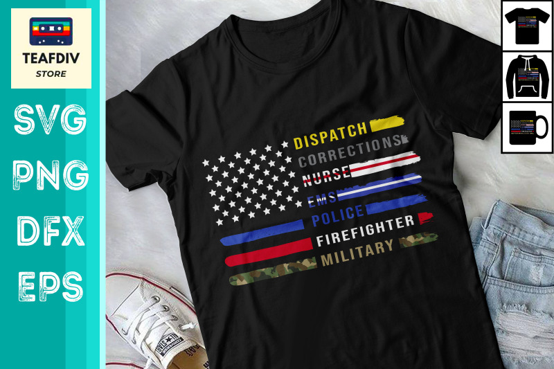 hero-flag-nurse-ems-police-fire-military