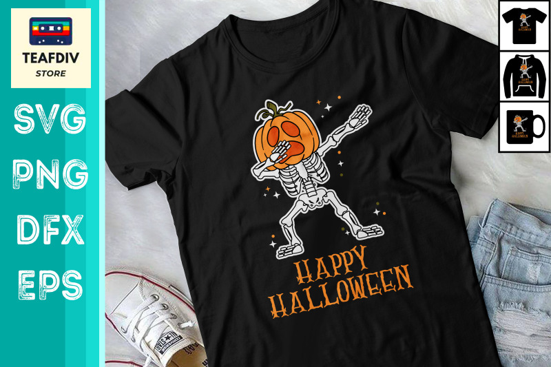 dabbing-pumpkin-dabbing-skeleton