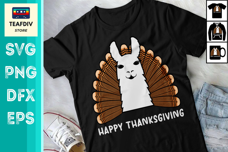 funny-llama-turkey-happy-thanksgiving