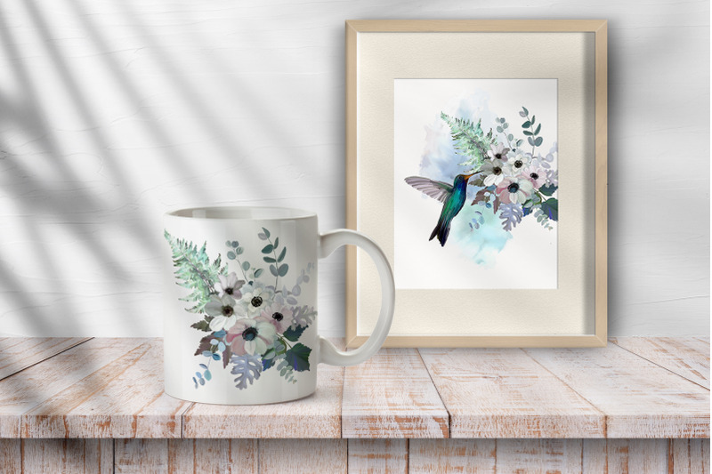 hummingbird-and-flowers