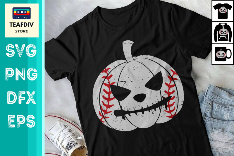 baseball-player-scary-pumpkin-costume