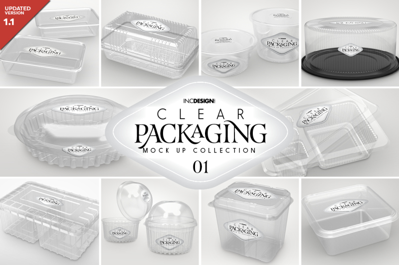 Download Download Vol 1 Clear Plastic Food Containers Packaging Mock Up Collection Psd Mockup Mockup Greeting Card Free Mockups Download