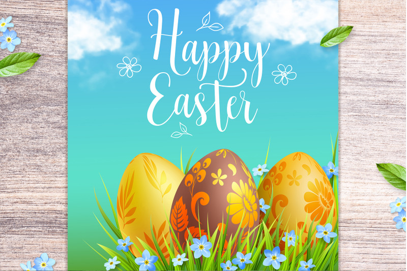 easter-card-with-decorative-eggs