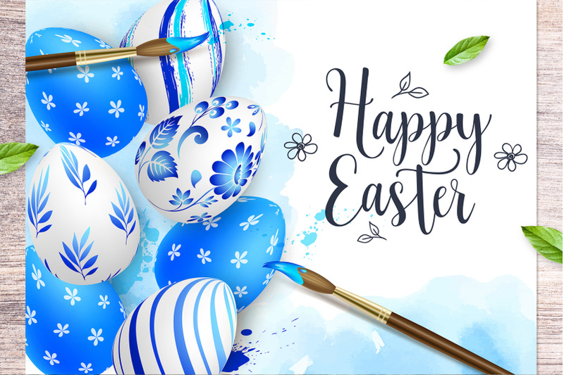 easter-greeting-card-with-blue-eggs