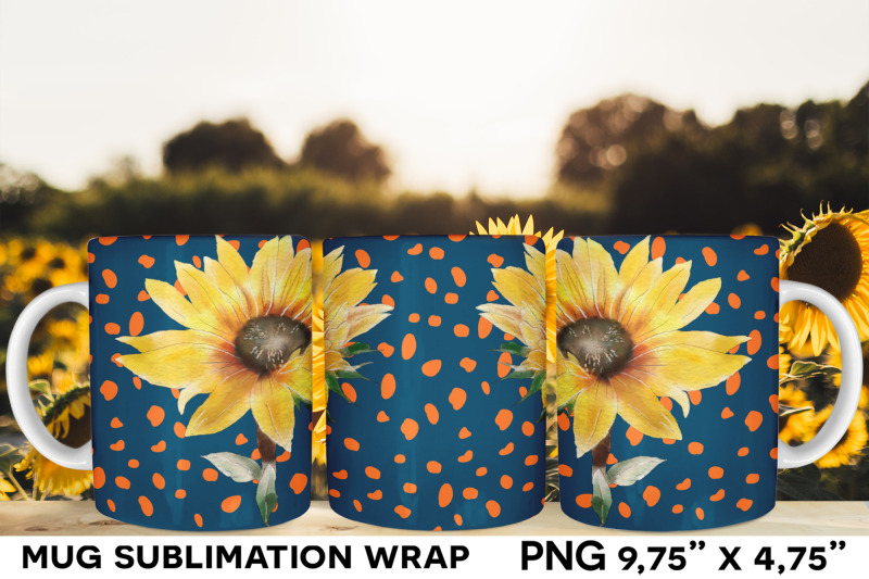 sunflower-mug-wrap-bundle-floral-mug-sublimation