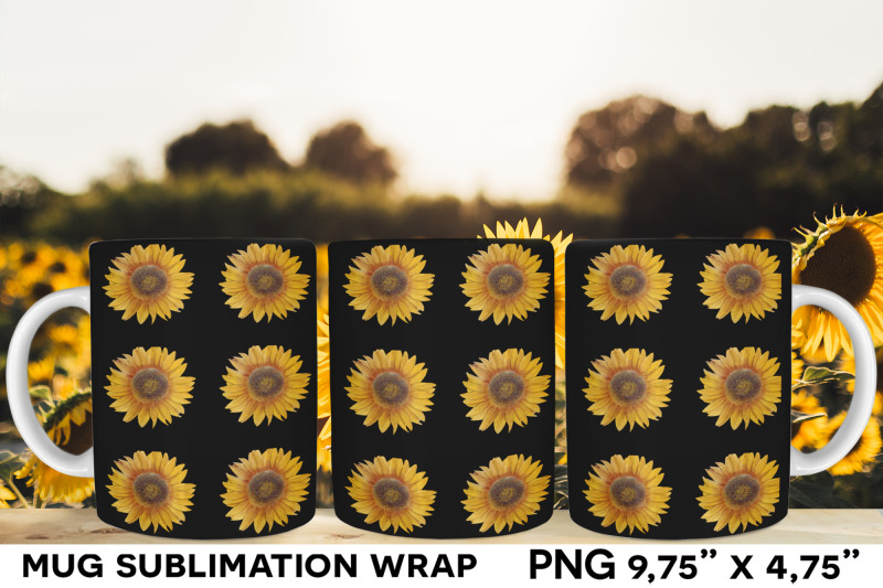 sunflower-mug-wrap-bundle-floral-mug-sublimation