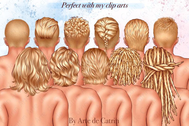mens-hairstyles-clipart-natural-hair-png-hair-clipart-pack