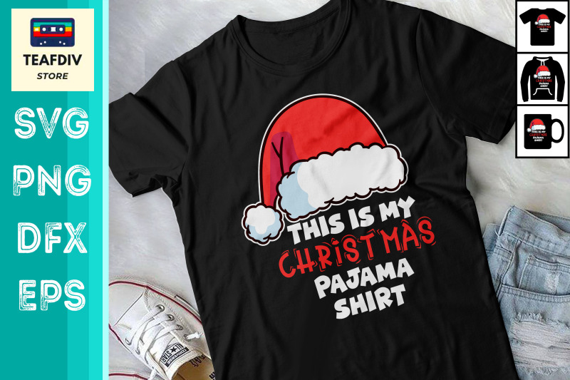 this-is-my-christmas-pajama-shirt-svg