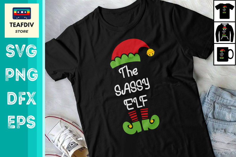 sassy-elf-matching-group-christmas-svg