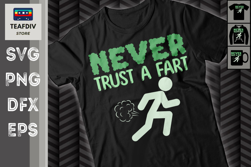 never-trust-a-fart-funny-running-saying