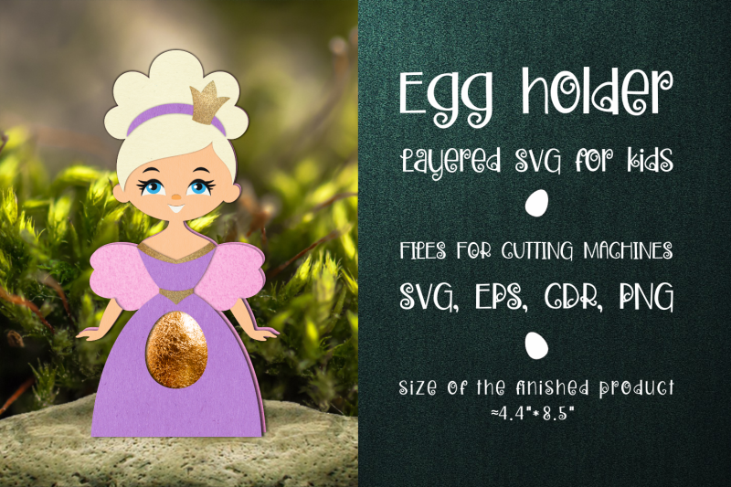 princess-easter-egg-holder-template